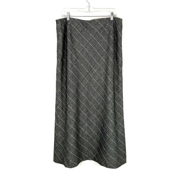 Vintage Women’s Skirt A Line Wool Blend Winter Plaid Maxi‎ Dark Academia - Picture 3 of 9